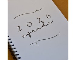 Maison A - Agenda 2026 Spiral – A5 Planner met Wire-O Binding – 100g Papier