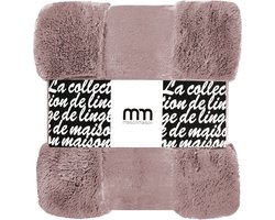 Maison Maison - Deken - Plaid - Super Zacht, Warm en Donzig - Plaid voor op de Bank, Bed of Woonkamer - Decoratie - Teddy Bear - Unikleur Violet Ice - 150x200cm
