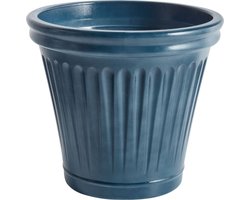 MAIZE - Bloempot - Blauw - ⌀ 43 cm - Steenmengsel