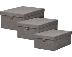 Majken mand set met 3 donkergrijs.