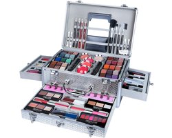 Make Up Koffer - Met Inhoud - Make Up Set Voor Meisjes - Make Up Koffer Kinderen – Gevulde Make Up Kist Kind - Met Make Up Dames - Cadeau Voor Kinderen – Complete Set