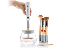 Make up kwasten reiniger - brush cleaner - automatisch - reinigen en drogen - make up borstel houder