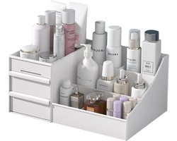 Make-Up Organizer - Cosmetica - Opbergdoos - Wit - Nagellak - Creme - Sieraden - Pennenbakje - Bureau - Organizers - Make up