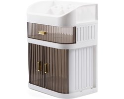 Make-up Organizer met Lades - Cosmetica-organizer - Stofdicht - Grote capaciteit - Opslag voor make-up tafel - Organizer voor Slaapkamer en Badkamer