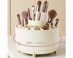 Make-Up Organizer Transparant en Draaibaar - Skincare Organizer - Beauty en Parfum Organizer - 360° Roterend - Opbergbox Make up - Opbergdoos Cosmetica - Voor Badkamer en Make up Tafel