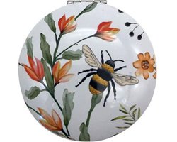 Make Up Spiegeltje Compact The Nectar Meadows Veldbloemen en Bij - 6,5cm