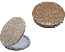 Make-up spiegeltje goud | Zakspiegel voor in de handtas | Sparkolia