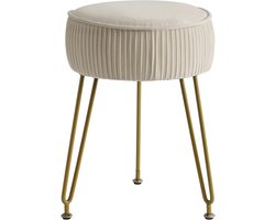 Make up Stoel - Kaptafel Kruk - Visagie - Goud - Beauty