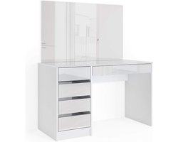 Make-up tafel met spiegel en 5 laden - perfect voor al je make-up benodigdheden