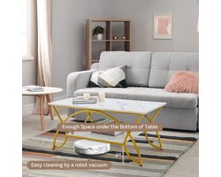 Make-uptafel Hangend 102 x 43,6 x 15 cm – Smalle Kaptafel met Schuifladen – Hoogglans Wit & Goud – Moderne Luxe Cosmetische Tafel – Pauwhome