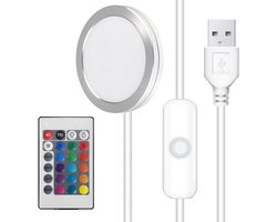 Makerworld Multifunctionele LED creatieve verlichtingsset voor 3D-printer Bambu Lab-LED Kit (16 kleuren Lights), creatief geschenk DIY multi-color lampen, de vorm vereist om te worden afgedrukt.
