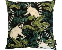 Maki Monkey Kussenhoes | Katoen / Linnen | 45 x 45 cm