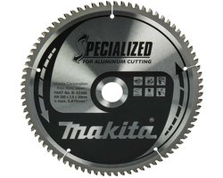 Makita Tafelzaagblad voor Aluminium | Specialized: Aluminium | Ø 260mm Asgat 30mm 80T - B-09715