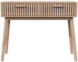MakkelijkMooi Consoletafel - Sidetable - 100 x 35 x 80 cm - Anti-Kantel Beveiliging - Veelzijdig voor Hal, Bureau of Kaptafel