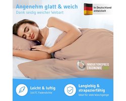 Mako-beddengoed - 100% katoen - ademend - set van 1 - diverse kleuren