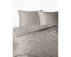 Mako Satijn Beddengoed 180x200 Beige met Bijen - Luxe Slaapcomfort