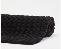 Maks Badmat Black | 60 x 100 cm | Zwart | Katoen