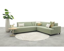 Malaga hoekbank loungeset chaise longue - green