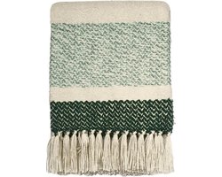 Malagoon - Berber grainy green throw