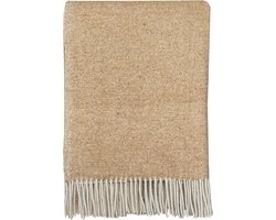 Malagoon Camel plaid in wolblend 170 x 131 cm
