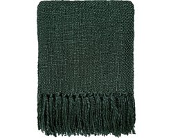 Malagoon - Forest green solid throw