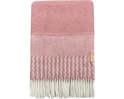 Malagoon - Uptown wool throw pink