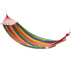 Malatec - Hangmat HAMAC - ±195cm x ± 85 cm- 1 persoons - multi color