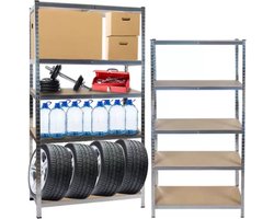 Malatec Magazijnstelling 220x100x45 - Optimaliseer Uw Opslagruimte met Robuustheid en Stijl