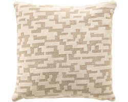 MALENE | sierkussen 45x45 cm | Brown Rice | beige | Hoii