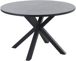 MALETTO - Tuintafel - Grijs - 120 x 120 cm - Aluminium