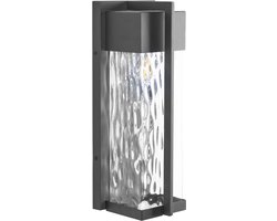 MALKI - Buiten wandlamp - Zwart - Aluminium