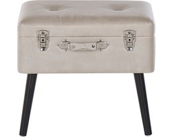 MALLARD - Hocker - Beige - Kunstleer