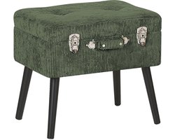 MALLARD - Hocker - Donkergroen - Corduroy