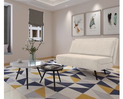 Mallory|Hemelbed 140 Crème Stof