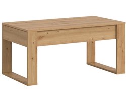 Malmö salontafel 2 lades eiken decor.