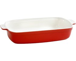 Mama Cucina Ovenschaal - 41,5 cm - Rood - Aardewerk - 41.5 cm x 22.5 cm