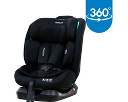 MamaLoes Bo Zwart 40-150 cm i-Size Autostoel