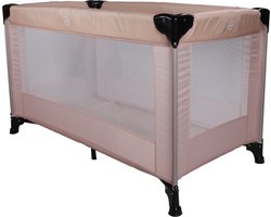 MamaLoes Campingbedje - Roze - 120x60 cm - Inklapbaar Reisbedje - Met Draagtas en Bodemmatrasje
