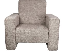 MamaLoes Jamie Taupe Bouclé Kinderfauteuil