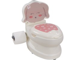 MamaLoes Potje met Geluid - Konijn Isa - Kinder Toilet - Potje Peuter - Plaspotje - Toilettrainer - Kinder WC