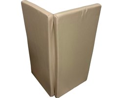 MamaLoes Tommy Beige Opvouwbaar Boxmatras in Tas 88 x 88 cm