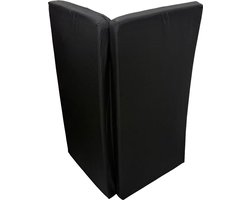 MamaLoes Tommy Zwart Opvouwbaar Boxmatras in Tas 88 x 88 cm