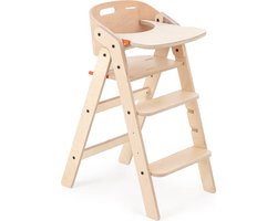 Mamatoyz Kinderstoel Doorgroei Stoel met Eetblad Massief Hout Opvouwbaar 6 Maanden tot 15 jaar Meegroeistoel