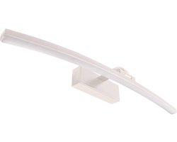 MAMBA - LED Spiegelverlichting - Badkamer Lamp - Schilderijverlichting -Ovaal - 12W - 1530Lumen - 4100K Daglicht wit - Wit - 500 mm - IP44