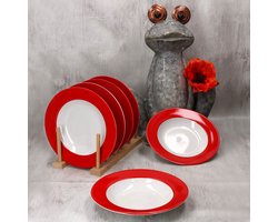 MamboCat 6-delige set variant soepborden ROOD