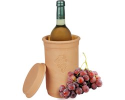 Mambocat terracotta wijnkoeler + onderzetter Ø 12,5 cm