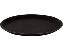 Mammoet - Dienblad - Easy - Rond - Antislip - 28 cm - Zwart - Polypropyleen
