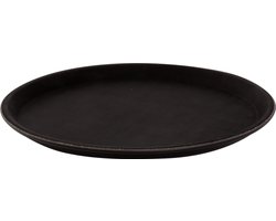 Mammoet - Dienblad - Easy - Rond - Antislip - 36 cm - Zwart - Polypropyleen