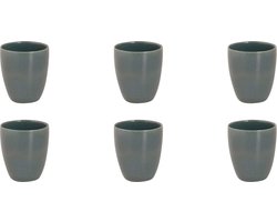 Mammoet - Spirit - Beker - Mok - 6 stuks - 30 cl - Groen - Stoneware - Koffiekopjes