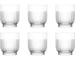 Mammoet - Waterglas - Lily - 33 cl - Transparant glas - Glazenset - 6 stuks